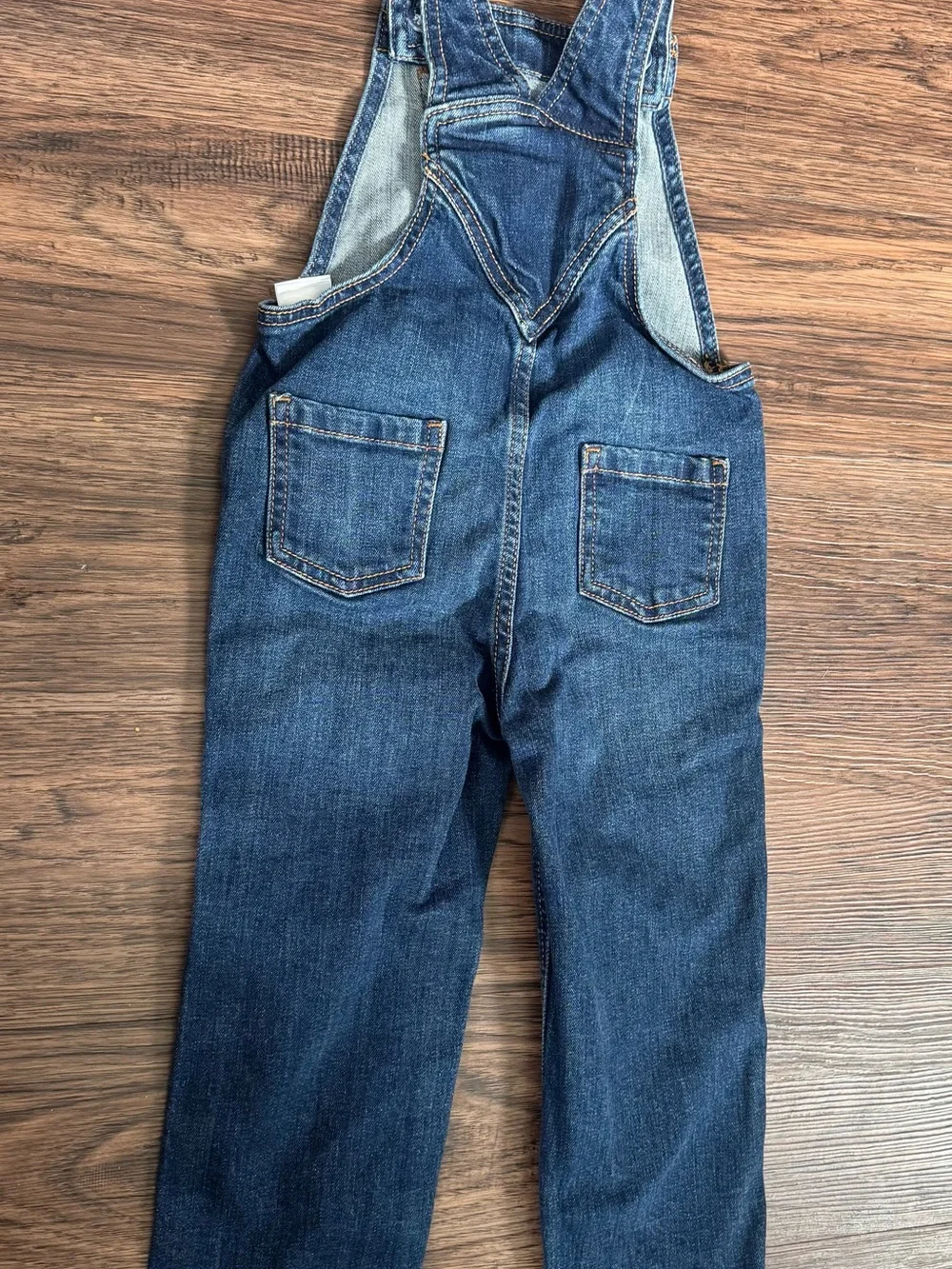 Old Navy Kids Dark Blue Denim Overalls
